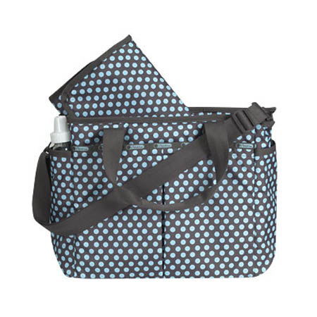 LeSportsac Ryan Baby Bag - Sky Dot Print